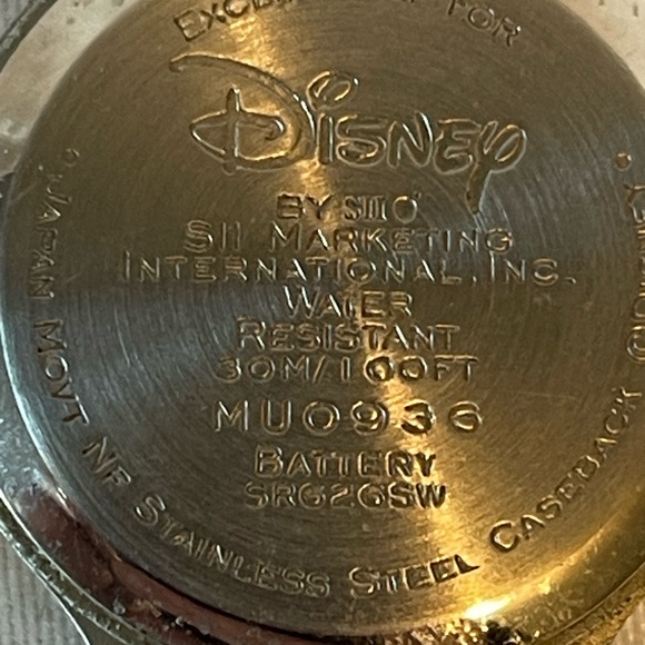 Tinker Bell Disney Watch 2 Tone Gold Silver Crystal Accent Adjustable Peter Pan - Picture 9 of 9